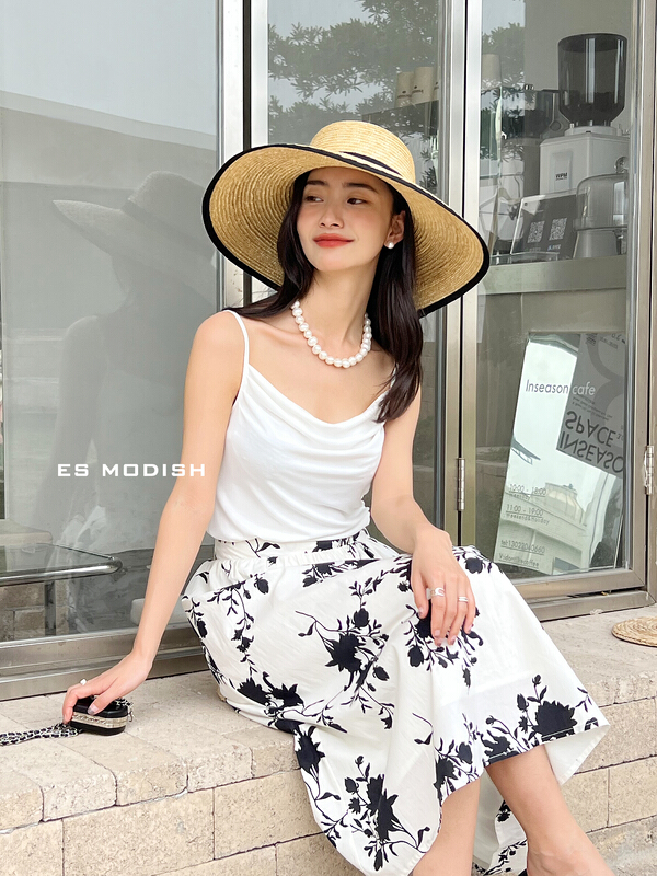 New in early summer! [es modish] French comfort vest / sling bl1641# XYJ