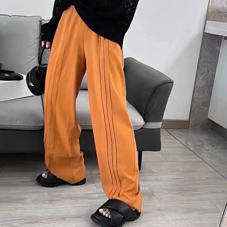 [kakajia] thin, wide leg, high and versatile fashion casual pants 9105# ozq