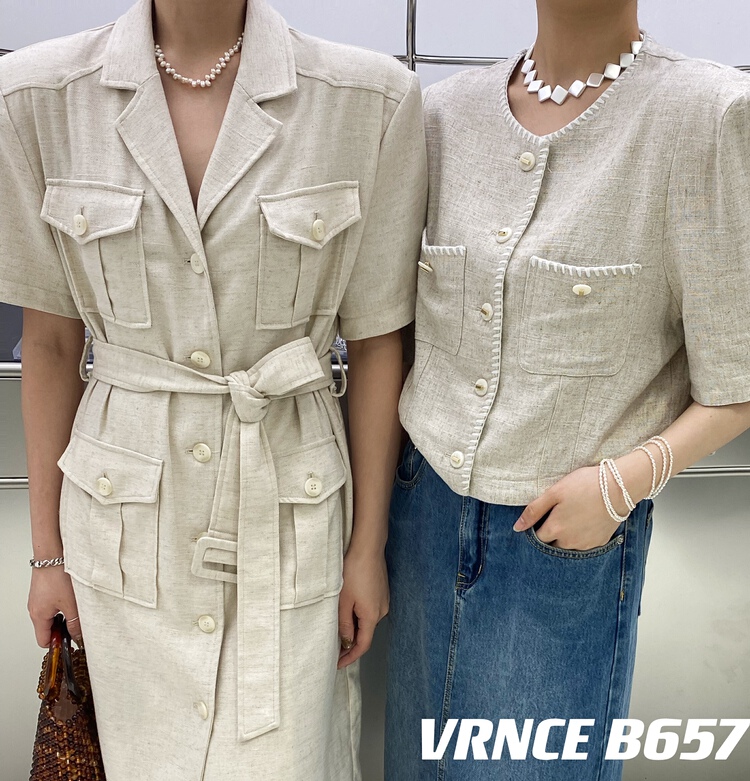 早春上新!【VINCE】韓版氣質時尚風衣(配腰帶)  5037#  XYJ