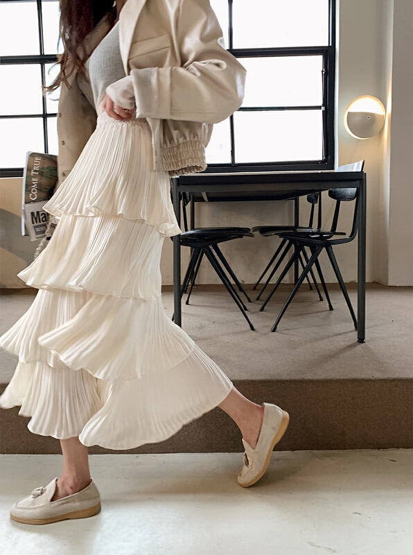 New year in early spring! 【 Shangpin Wanqian 】 temperament multilayer cake personalized skirt ys1-588# hjy