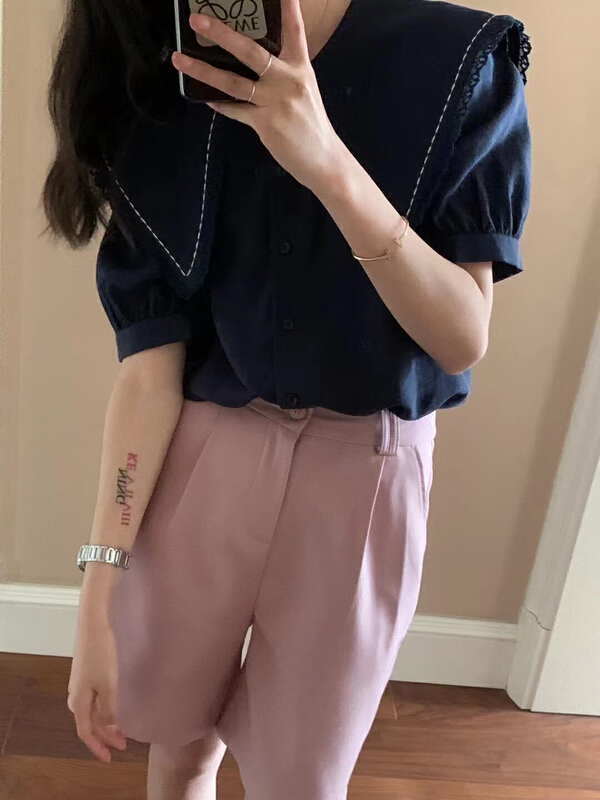 New in early summer! [Xiaoxiaojia] versatile fashion 5-point trousers 80378# WTT