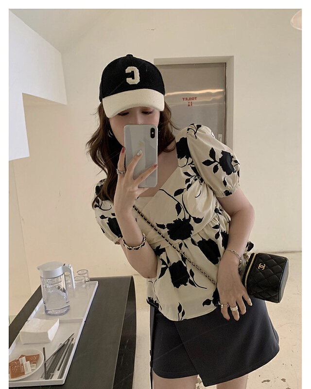 [L.L studio] French retro fashion shirt 77151# PCZ