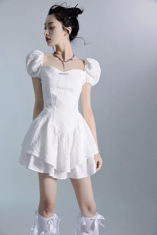 New in early summer! [AC] hot girl Lace Princess Dress + versatile fashion skirt and Pants Set 6764# JJ