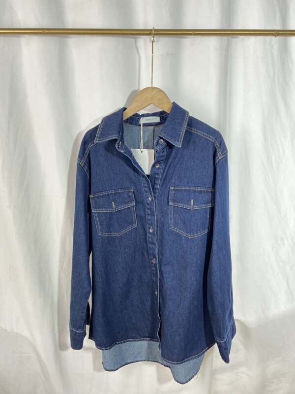 goods in stock! New in early summer! [yspy shop] simple and loose retro Korean shirt 867# Cl