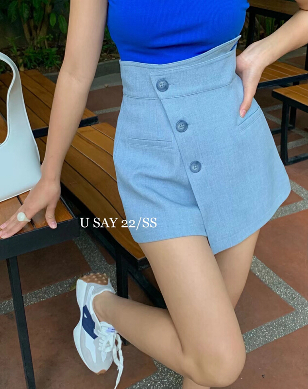 New in early summer! [u say] simple high waist slim skirt 65236# LSL