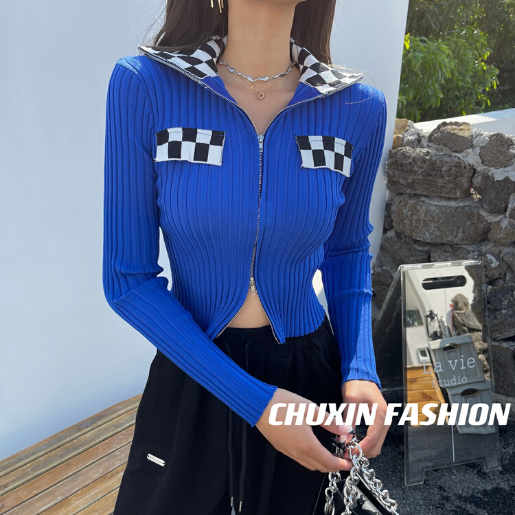 New year in early spring! [c.x Chuxin] stitched zipper sweater z08# WTT