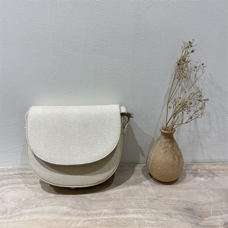 [misslan] simple texture flip messenger bag e016# XJ