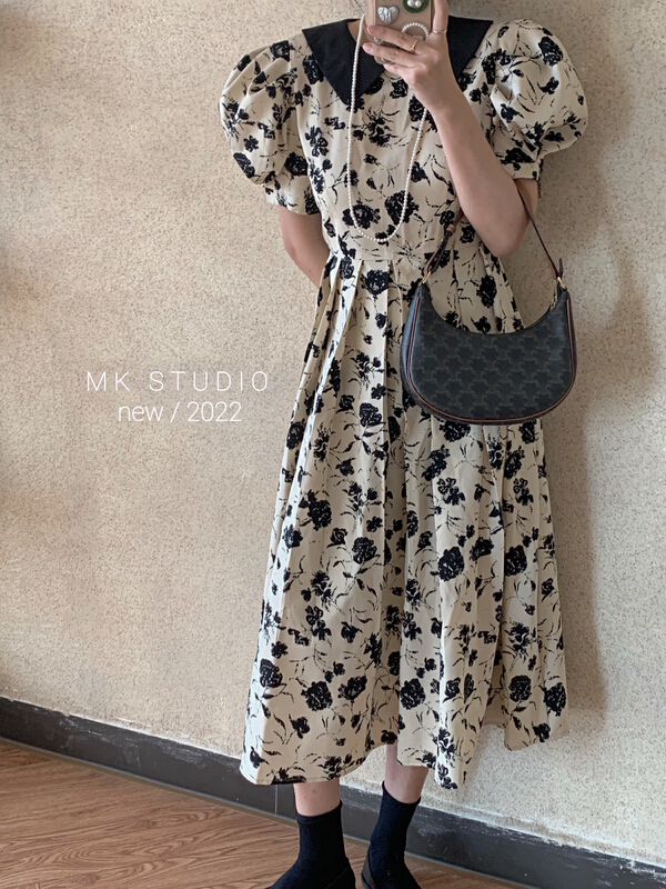 New in early summer! [Chen] Korean style celebrity fashionable and generous dress 3181# hjy