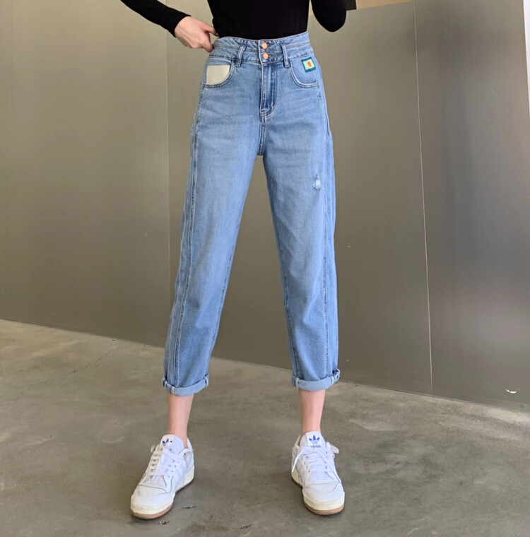 goods in stock! [1980] narrow hip design Harlan comfortable jeans 80121# zyh