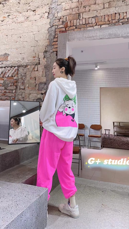 New year in early spring! [G +] hooded printed sweater 21012# WTT