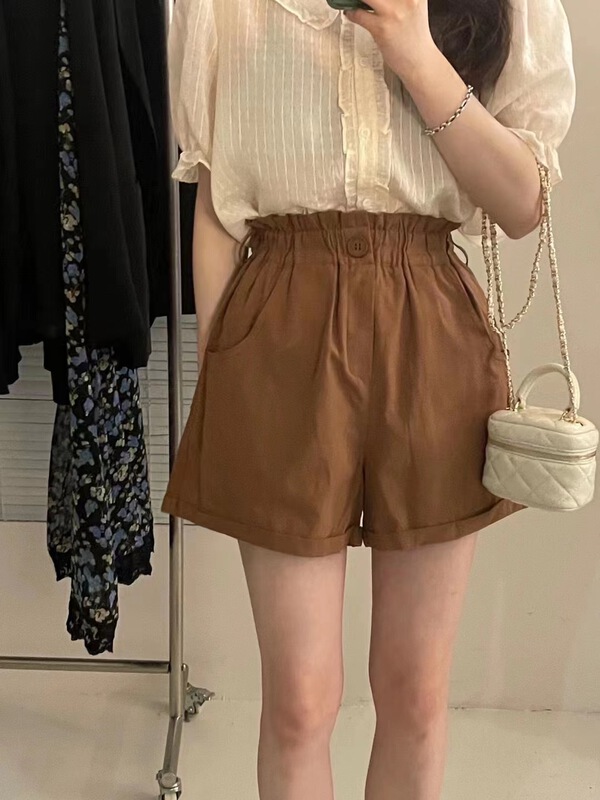 [moon] versatile basic solid casual shorts 9280# XYY