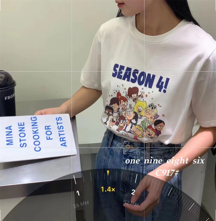 [1986] versatile basic comfort short sleeve T-shirt 917# XYY