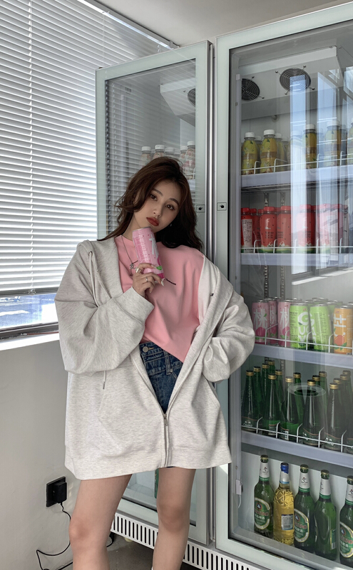 New year in early spring! [11An] hooded Korean embroidered letter jacket a6199# LSL