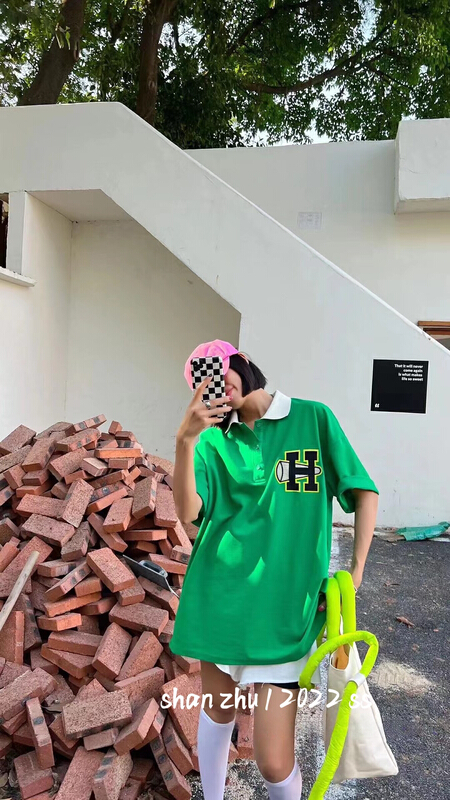 [Shanzhu] Korean cartoon printed short sleeve T-shirt 271# XYY