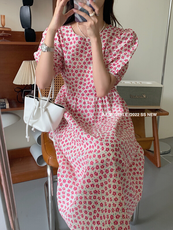 [aimistyle] Korean Style Floral Dress 10852# HBx