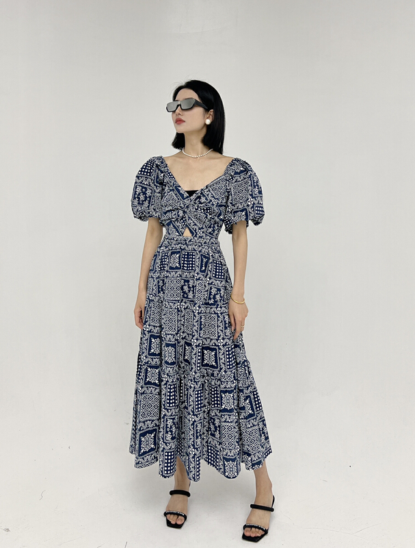 [d.two D2] temperament slim dress 2203093# CSX