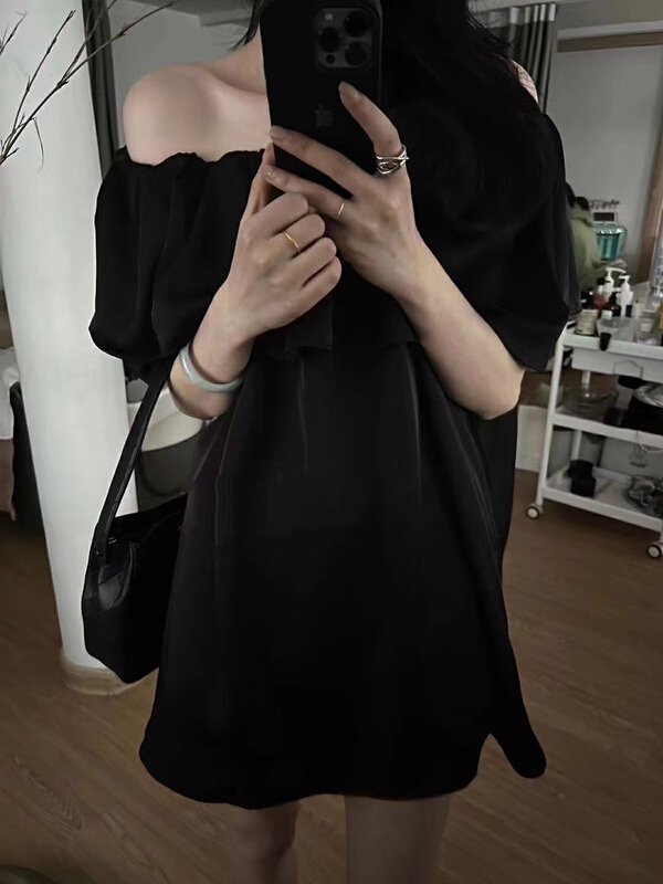 In early summer! 【 mi 】 French one shoulder slim shirt 9136\pcz