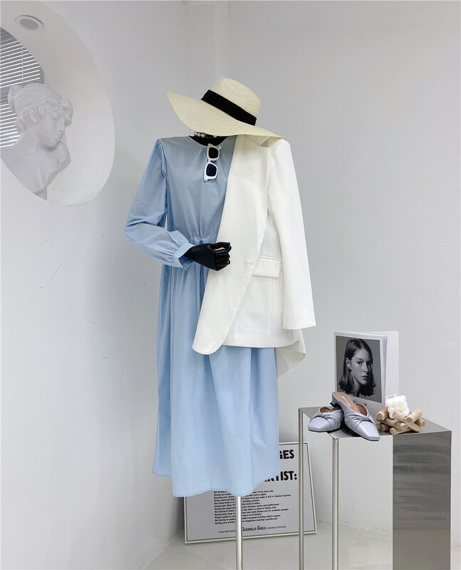 goods in stock! Cxdhh / new in early spring! [strict selection - planting grass and trees] Korean round neck dress xc2-e2020# cqw