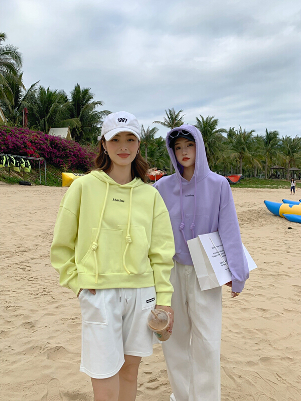 New year in early spring! [qixuan'er] Korean women's fashion simple and versatile sweater 7368# LSW