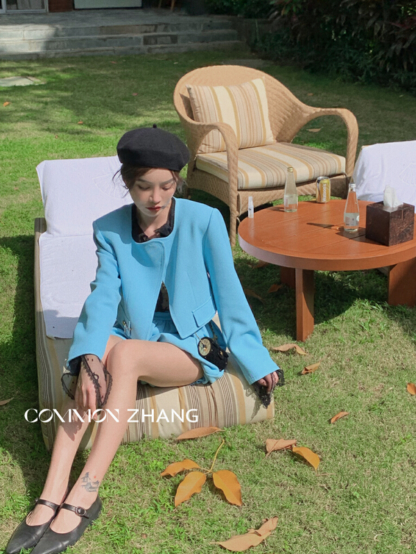 Original price 122.95! [CZ Zhang] fashionable design comfortable short coat (only short coat / no Brooch) ys1-62003# jhy