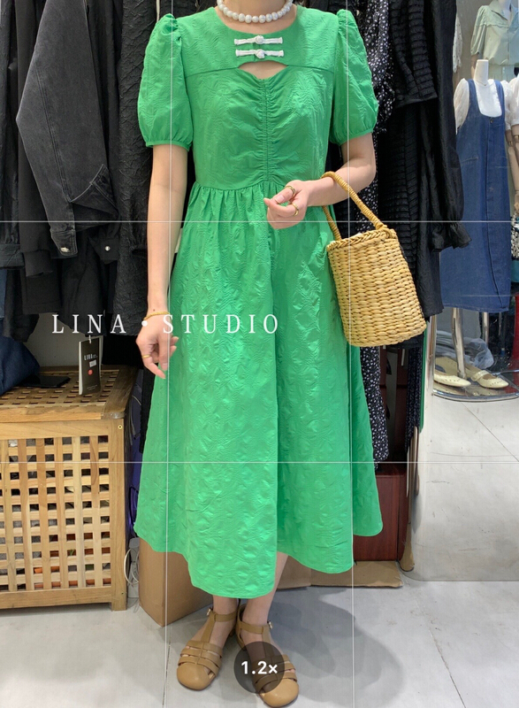 New in early summer! [Lina] temperament Korean loose dress 0108# hjy
