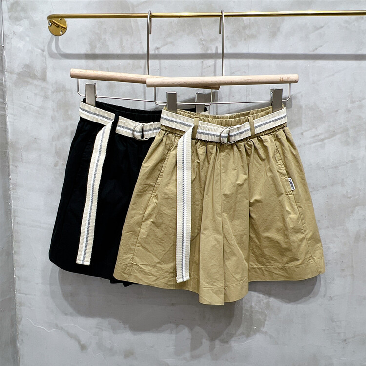 [H.Y] comfortable loose fitting casual shorts (with belt) 658# XYJ