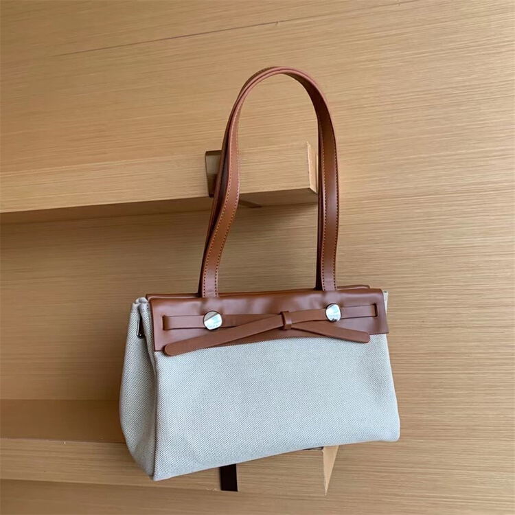 [double C] Korean splicing Fashion Shoulder Bag 6547# CYQ