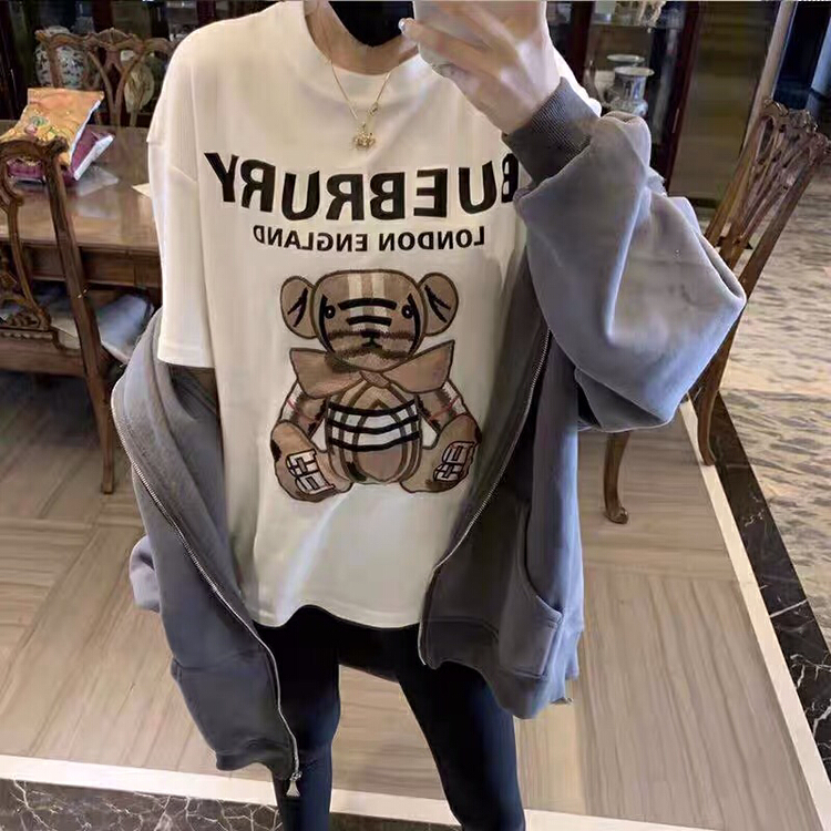 New in early summer! [ziyijia] Korean alphabet versatile short sleeve T-shirt ys1-0143# WTT