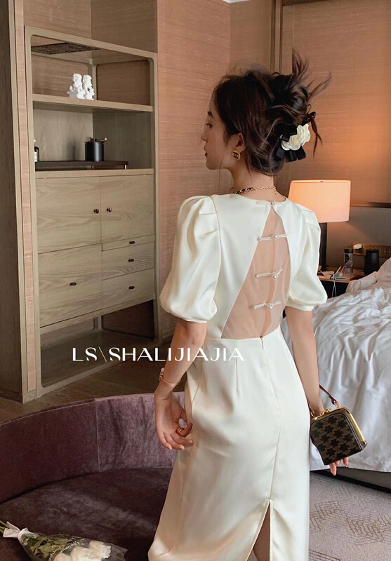 New in early summer! [LS] versatile slim dress 8323# WPL