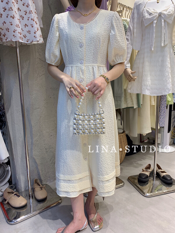 goods in stock! [Lina] slim lady dress 0093# hjy
