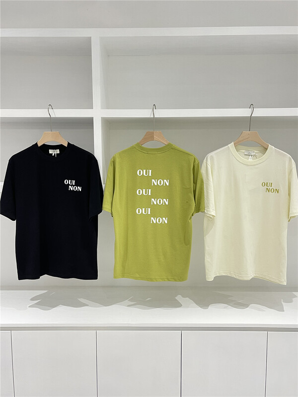 [x.t] crew neck loose letter print short sleeve T-shirt t1302# ZZL