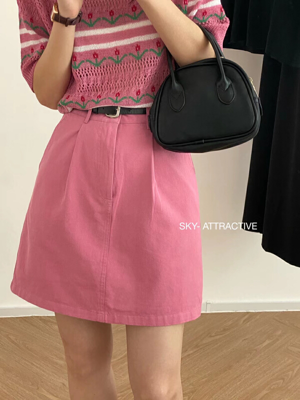 New in early summer! [sky] ins versatile fashion skirt pants (without belt) ys1-9618# HBx
