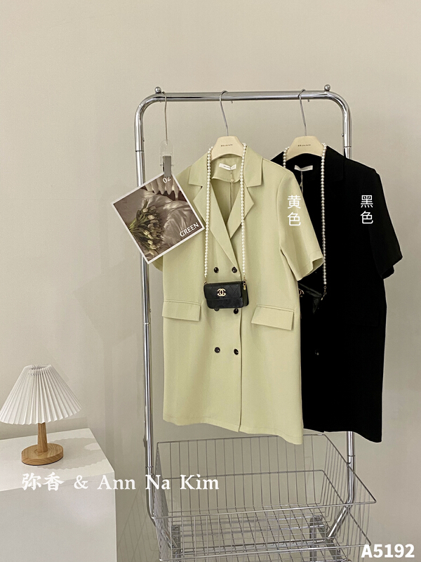 [Mi Xiang] Korean fashion loose temperament suit dress 5192# hjy