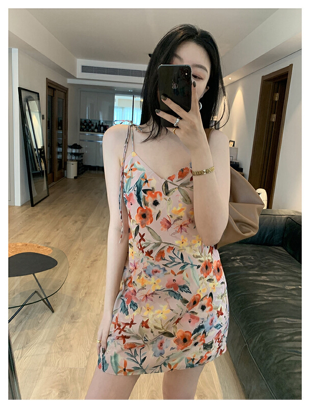 New in early summer! [by] Sexy French versatile dress 7795# Cl