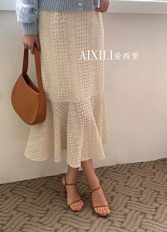 [aixili aisili] Korean Style Lace Skirt 6027# ozq