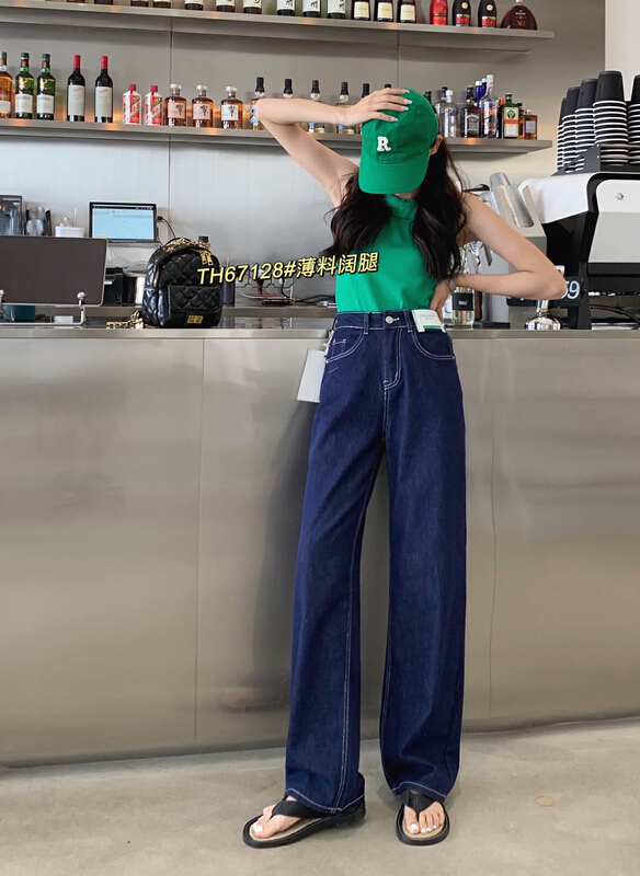 [T.H] Western style loose fit jeans 67128# LSW