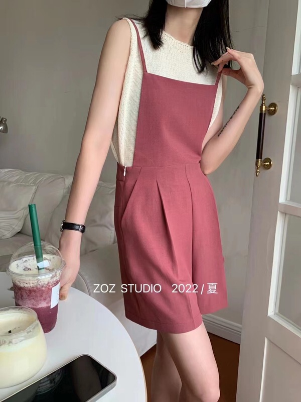 [ZOZ] Korean loose sling Jumpsuit 22063# HBx