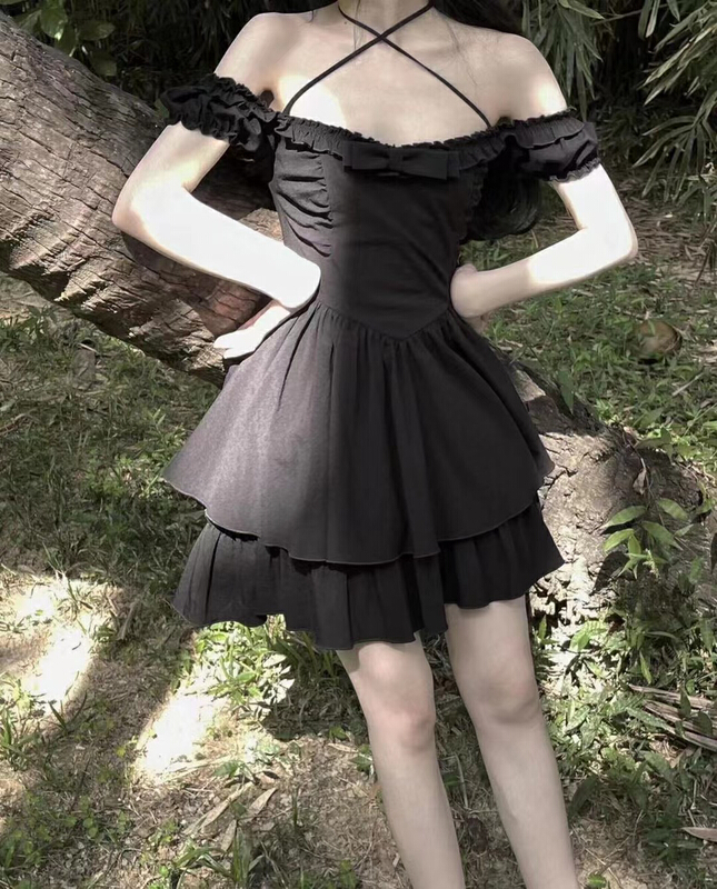 [RM. HH] slim solid simple dress 266-1# ozq