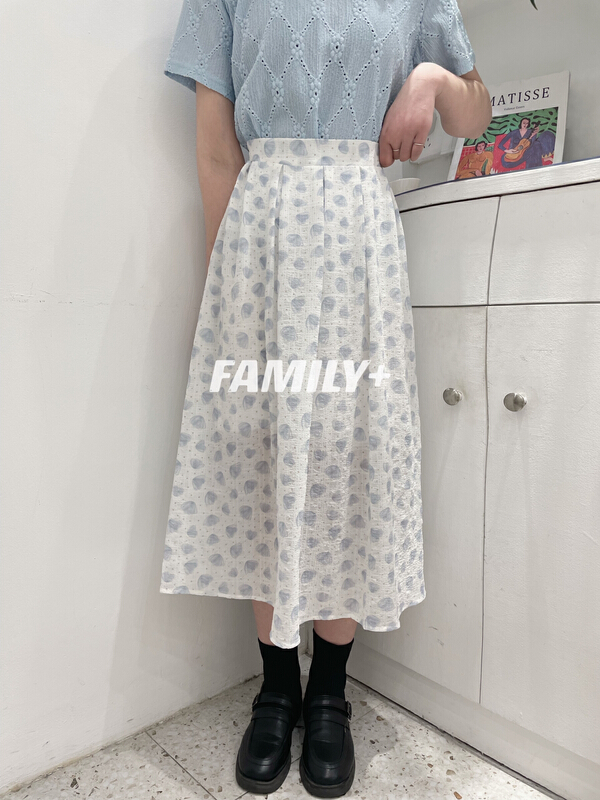 New year in early spring! Korean style printed skirt