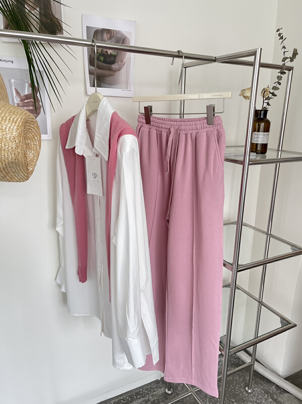 New year in early spring! [ISO Korean series] straight tube hanging wide leg casual pants (only casual pants) 2928# hjy
