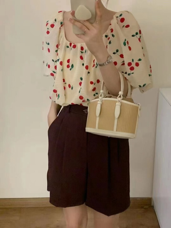 [ya. Mei] niche fashion shirt 5011-1# ll