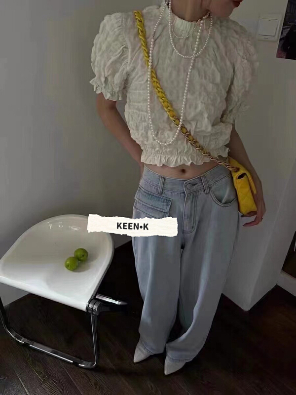 New in early summer! [K2 design] bubble design pullover s63# WTT