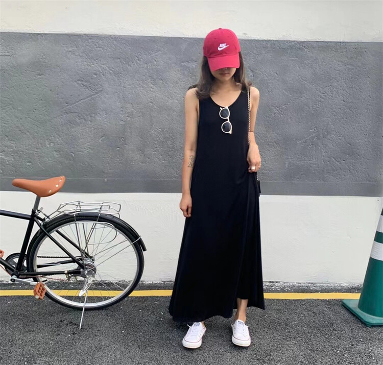 [one seven] crew neck sleeveless slim dress ys1-t3386# LSL