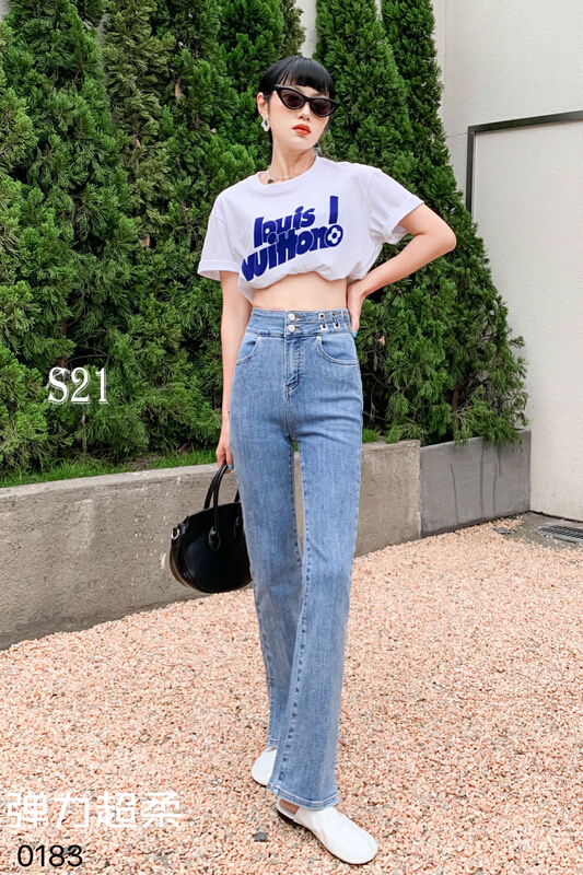 New year in early spring! [CC] niche design slit jeans 0183# XYJ