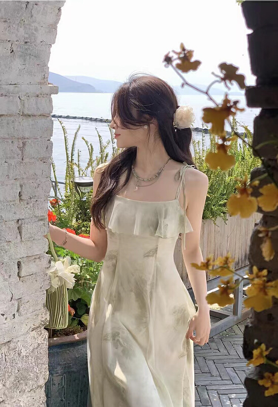 New in early summer! [are studio] design feeling flounce lace dress 81083# WPL