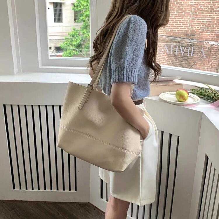 [Mi he] fashion niche design shoulder bag (with small bag) 7796# lwy