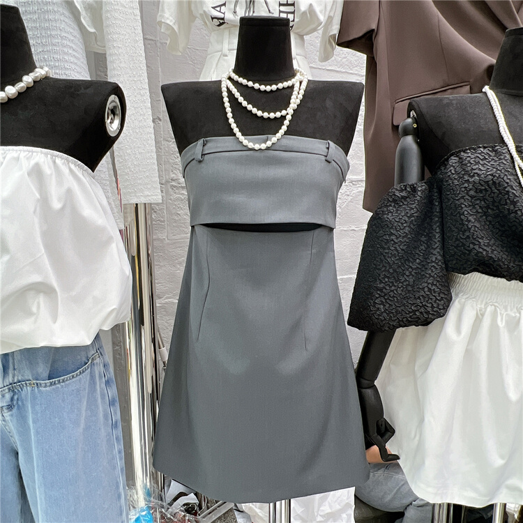 New in early summer! [seeu] simple slim skirt 22016# XYJ