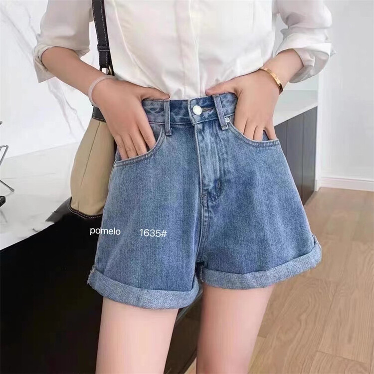 [grapefruit] Korean casual crimping fashion denim shorts 1635# hjy
