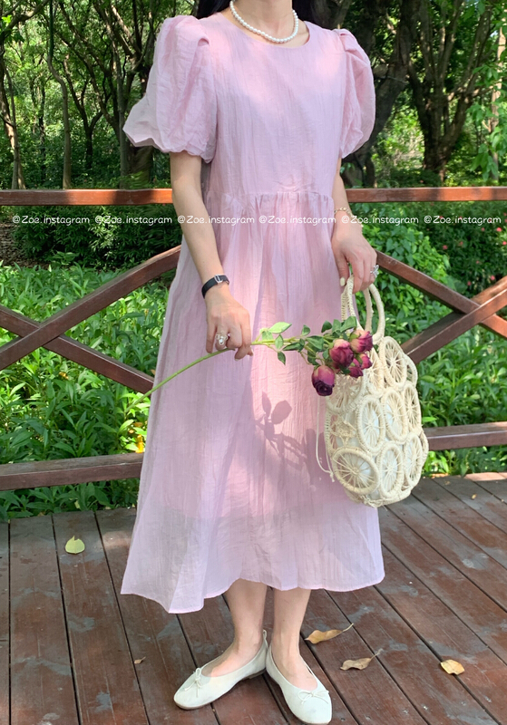 New in early summer! [Zoe Zoe] Korean loose and versatile dress cc676# L