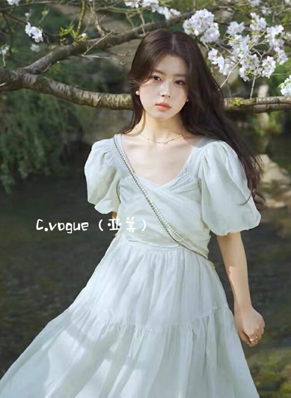 [c.vogue] Korean soft and sweet dress 28280# PCZ